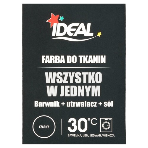 Farba do tkanin - czarny IDEAL 230 g