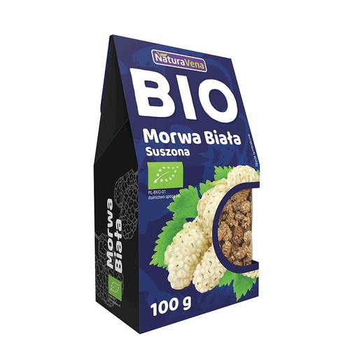 BIO Ekologiczna morwa biała suszona NaturaVena 100 g