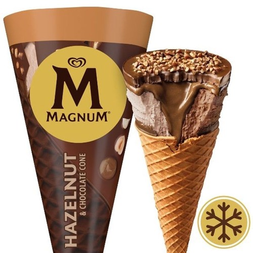 Lody Hazelnut & Chocolate Cone Magnum 115 ml