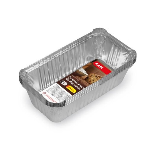 Foremka aluminiowa 1l keksówka AEC 6 sztuk