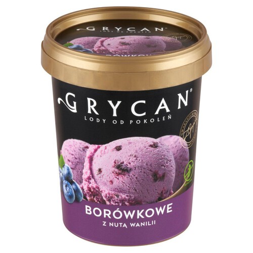 Lody Borówkowe z nutą wanilii Grycan 500 ml