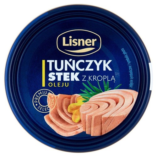 Tuńczyk stek z kroplą oleju Lisner 120 g