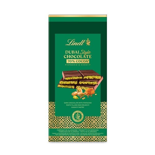Czekolada Dubai Style 70% kakao Lindt 150 g