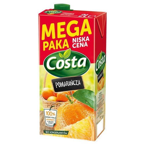 Napój pomarańcza Costa 1 l
