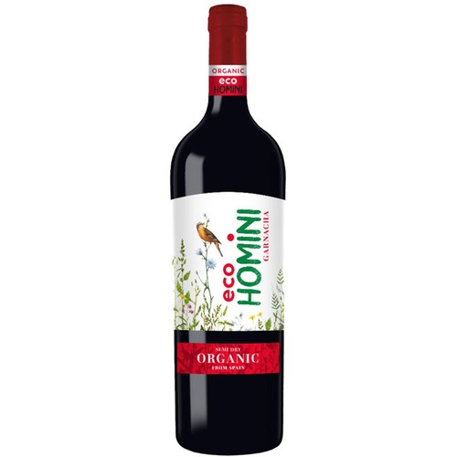 ECO Wino czerwone półwytrawne Garnacha   Eco Homini 750 ml