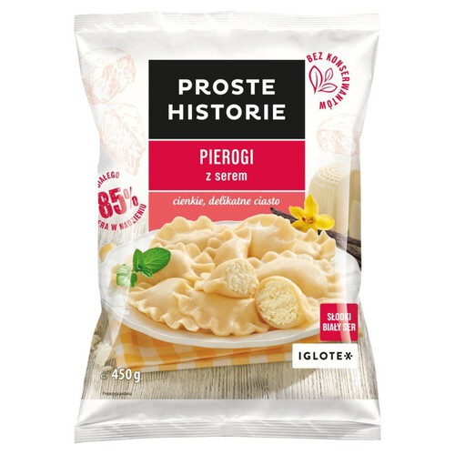 Pierogi z serem twarogowym Proste Historie 450 g