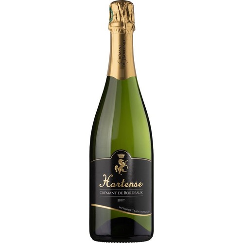 Wino francuskie musujące białe półsłodkie Hortense alk. 11,5% obj. Cremant de Bordeaux 750 ml