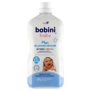 Płyn do prania ubranek do bieli i koloru 25 prań Bobini 1,8 l