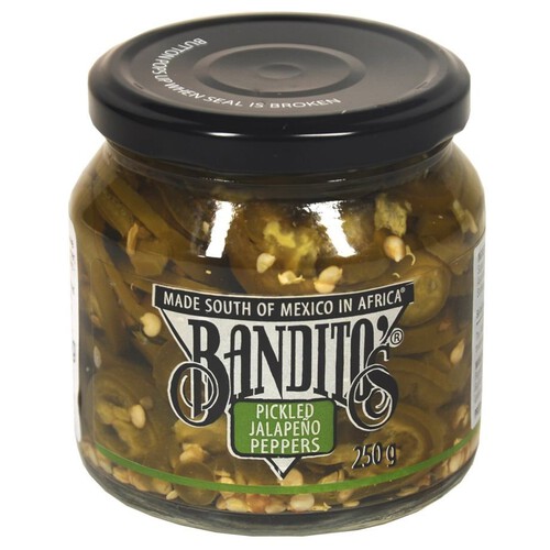 Papryczki Jalapeno krojone w zalewie Banditos  125 g