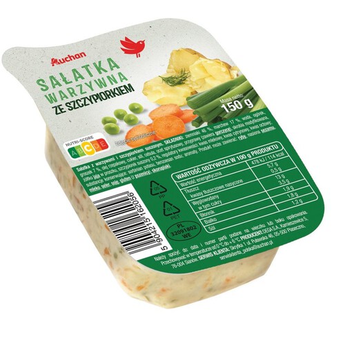 Sałatka warzywna ze szczypiorkiem Auchan 150 g