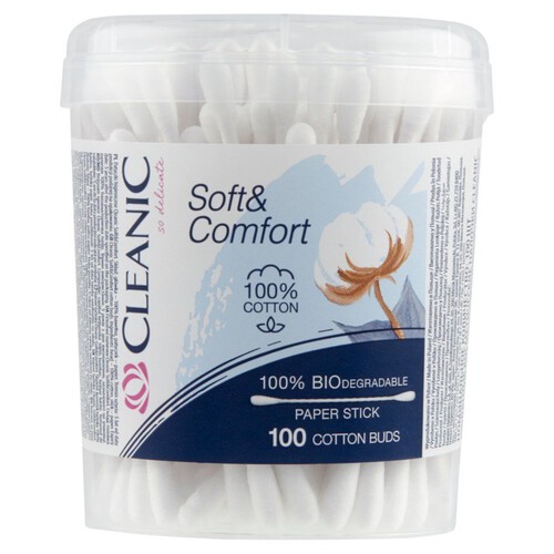 Patyczki do czyszczenia soft cleanic  Cleanic 100 sztuk