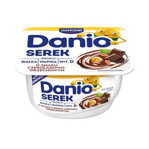 Danio serek czekoladowo orzechowy Danone 130 g