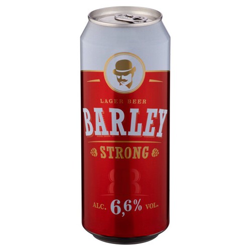 Strong piwo jasne pasteryzowane alk. 6.6% obj. Barley 500 ml