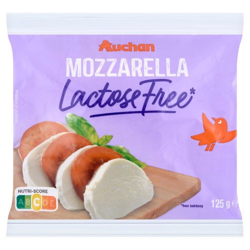 Mozzarella bez laktozy  Auchan 125 g
