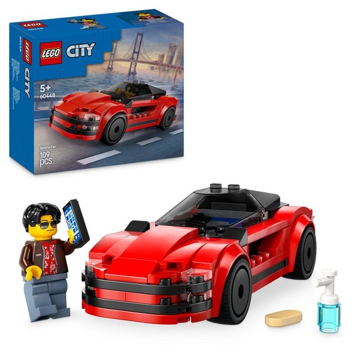 City Czerwony samochód sportowy 60448 LEGO 1 sztuka