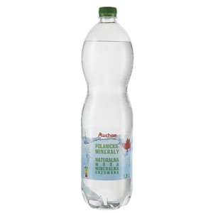 Woda mineralna gazowana Auchan 1,5 l