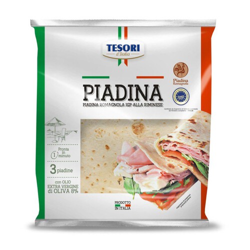 Piadina Tesori z oliwa z oliwek 8%   Tesori 360 g