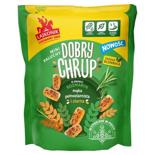 Mini paluchy o smaku rozmarynu Dobry Chrup  Lajkonik 100 g
