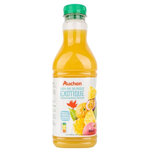 Sok ananas mango i marakuja 100% Auchan 900 ml