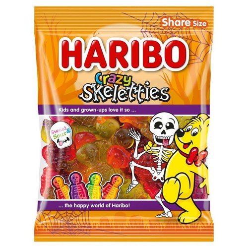 Żelki owocowe Crazy Skeletties   Haribo 160 g
