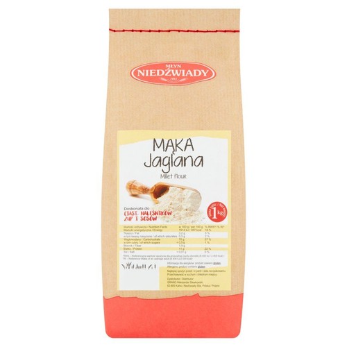 Mąka jaglana Młyn Niedźwiady 1 kg