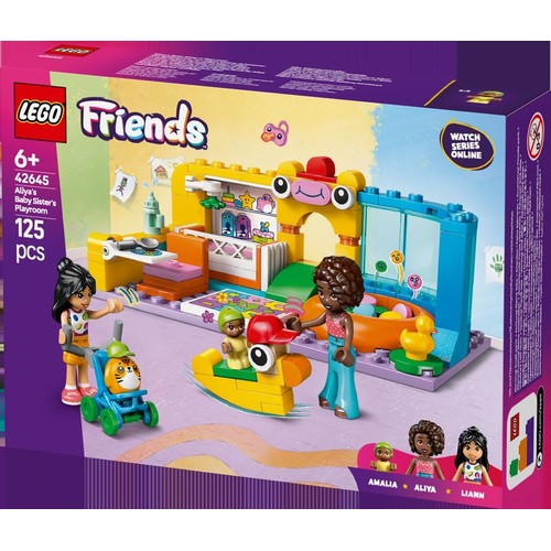 Friends Pokój zabaw młodszej siostry Aliyi 42645 LEGO 1 sztuka