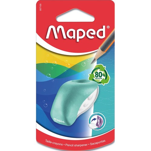 Maped temperówka, ergonomiczna, miętowa, wykonana w 80% z materiałów recyklingowych.