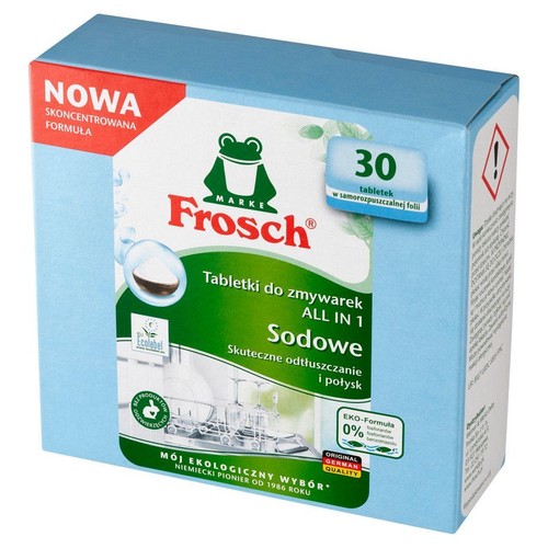 Tabletki do zmywarek All in 1 sodowe Frosch 30 tabletek