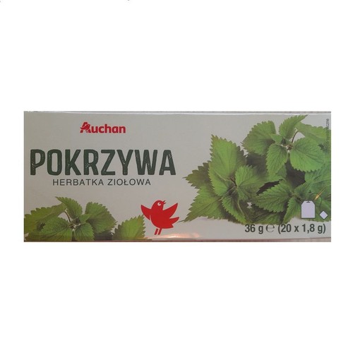 Pokrzywa herbata ziołowa   Auchan 36 g