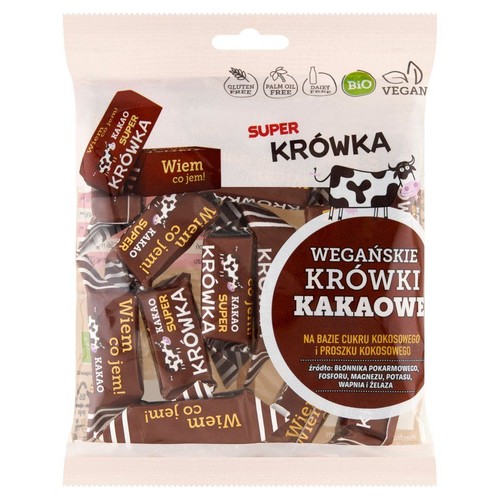 BIO Ekologiczne krówki kakaowe bezmleczne Super Krówka 150 g