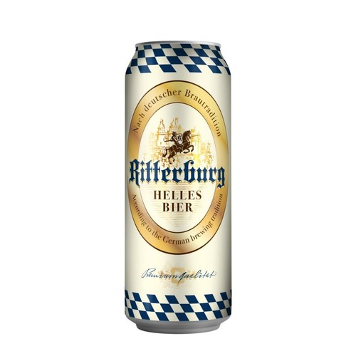 Piwo fińskie Helles alk. 5,0% obj. Ritterburg  500 ml