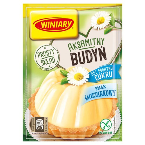 Budyń śmietankowy bez cukru Winiary 35 g