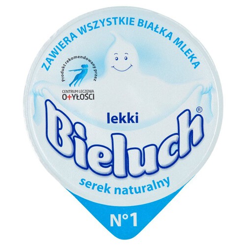 Lekki serek naturalny o 30% mniej tłuszczu Bieluch 150 g