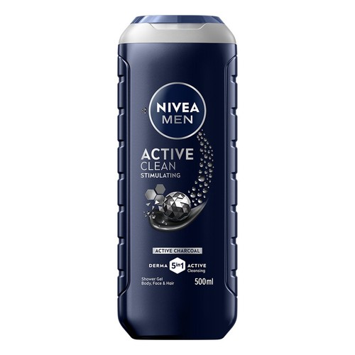 Żel pod prysznic Active clean NIVEA MEN 500 ml