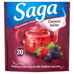 Herbatka owocowa Owoce leśne Saga 20 torebek