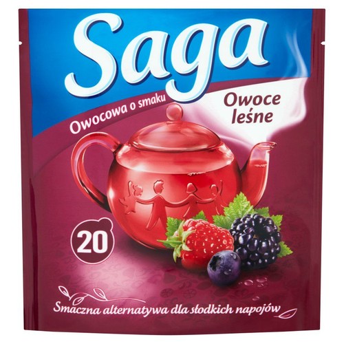 Herbatka owocowa Owoce leśne Saga 20 torebek