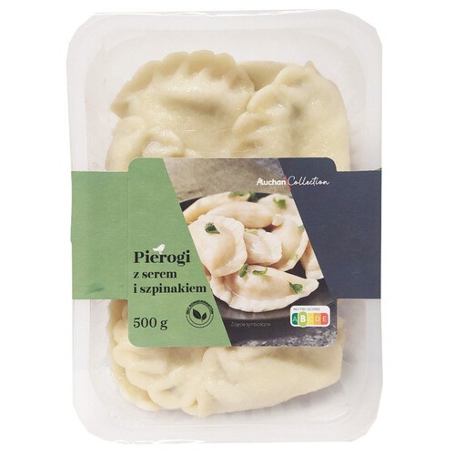 Pierogi ze szpinakiem Auchan 500 g