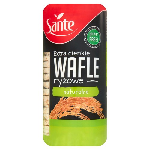 Extra cienkie wafle ryżowe naturalne Sante 110 g