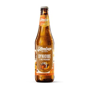 Piwo smakowe Dyniowe z Przyprawami alk. 4,8% obj. Amber 500 ml