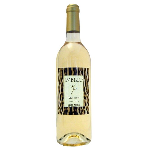Wino południowoafrykańskie białe półwytrawne White Semi Dry alk. 12% obj. Imbizo 750 ml