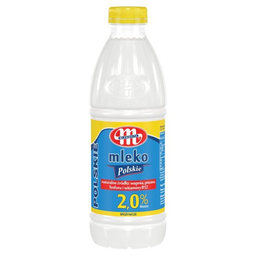 Mleko polskie 2 % Mlekovita 1 l