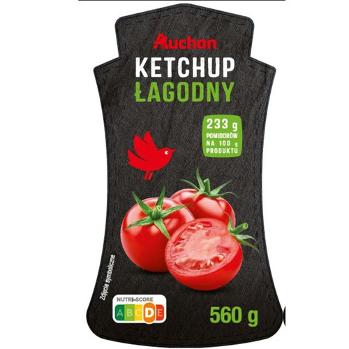 Ketchup łagodny Auchan 560 g