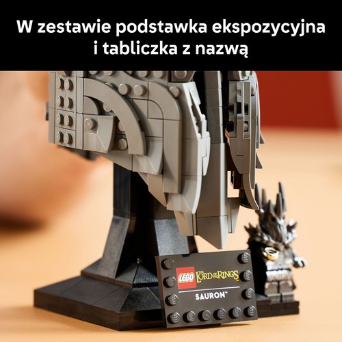 Zestaw dla dorosłych Icons Władca pierścieni: Hełm Saurona 11373 LEGO 1 sztuka