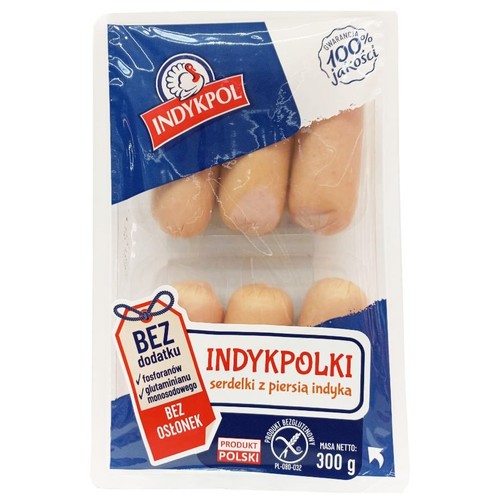 Serdelki z piersi indyka Indykpol 300 g