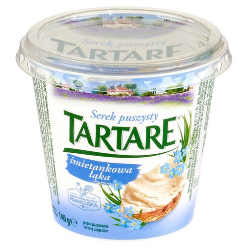 Serek puszysty Śmietankowa Łąka Tartare 140 g