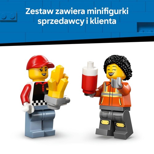 City Food truck z frytkami 60488, zestaw konstrukcyjny LEGO 1 sztuka