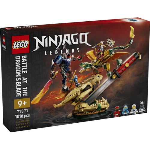 NINJAGO Bitwa o Smocze Ostrze, dekoracja 71871 LEGO 1 sztuka
