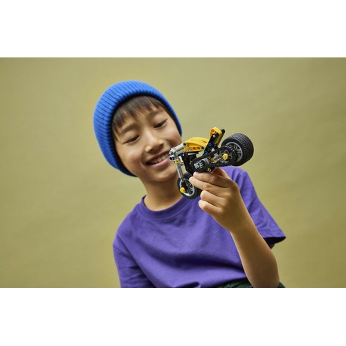 Technic Żółty motocykl 42225, zestaw konstrukcyjny LEGO 1 sztuka