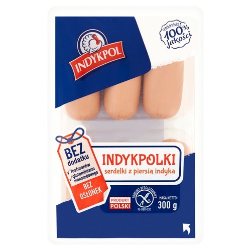 Serdelki z piersi indyka Indykpol 300 g