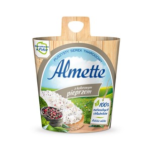 Serek twarogowy z kolorowym pieprzem Almette 150 g